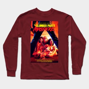 Classic Horror Movie Poster - The Slumber Party Massacre Long Sleeve T-Shirt